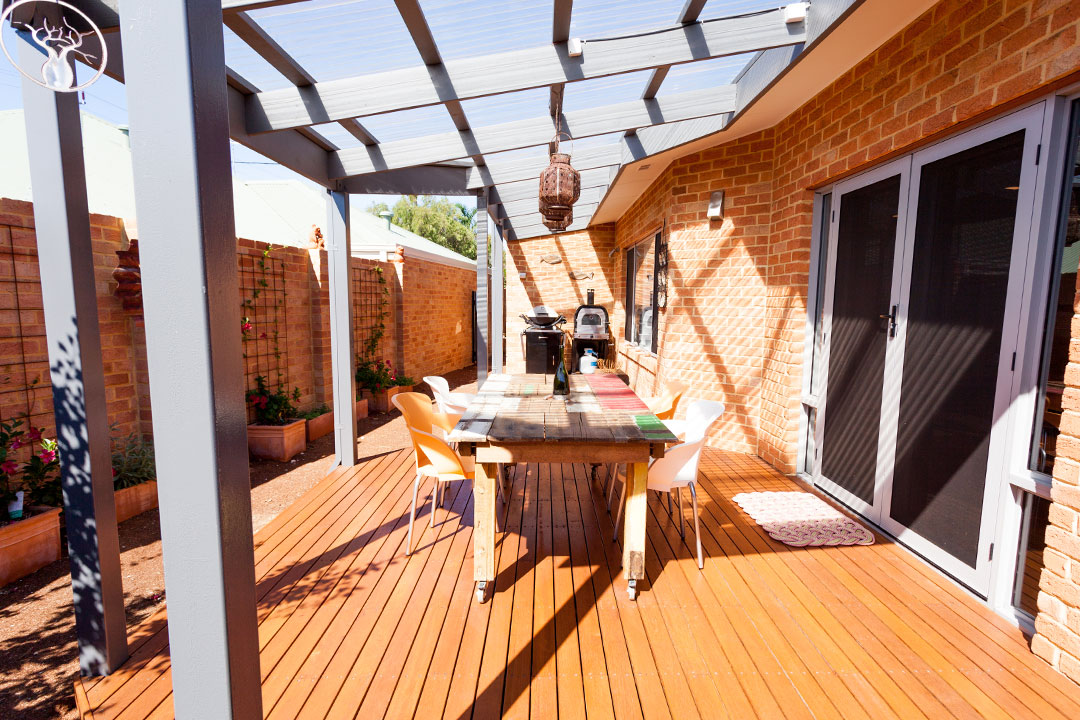 Right Homes sunlit deck 